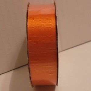 Orange Ribbon 100% Polyester 7/8" Orange 50-Yds